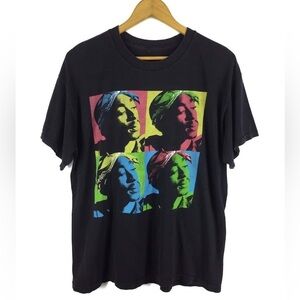 Bravado Tupac Shakur Pop Art Collage Graphic Cotton T-shirt Size XL